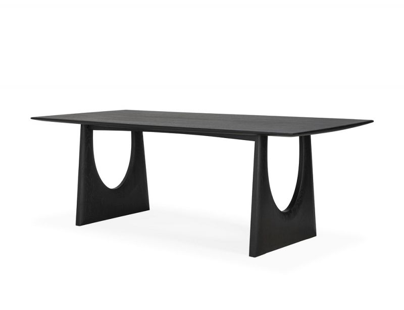 Geometric Dining table Esstisch Eiche schwarz Ethnicraft